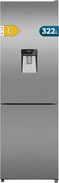 Réfrigérateur Combiné Inox 322L No Frost, Multi Airflow, Classe E