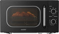 COMFEE' Micro-ondes Grill 20L, 700W, 5 Niveaux, Minuterie Jusqu'à 35 min, Noir