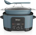 Ninja Foodi PossibleCooker 8L, Autocuiseur Multifonction 8-en-1, Cuve Antiadhésive, Avec Cuillère et Couvercle, Pour Mijoter, Cuisson Vapeur, Saisir et Rôtir, Capacité 8 Portions, Couleur Grise, Modèle MC1001EU