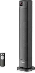 Radiateur Céramique Midea 2000W avec Télécommande et Thermostat, 76cm, 3 Modes, Minuterie 24H, Sécurité Anti-Surchauffe et Anti-Basculement, Chaleur Rapide pour Bureau et Chambre