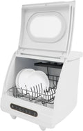 Lave-Vaisselle Compact Portable 800W, 5 Programmes, Silencieux et Désinfection, Capacité 5L